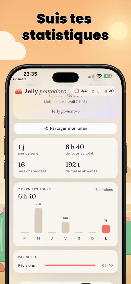 Jelly Pomodoro — capture 6 sur 6